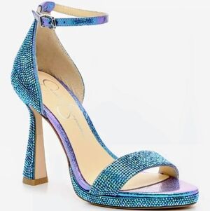 NIB 6.5 Jessica Simpson Plumpy rhinestone mermaid heel